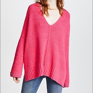 Take Over Me Oversized Pink Sweater xs/s